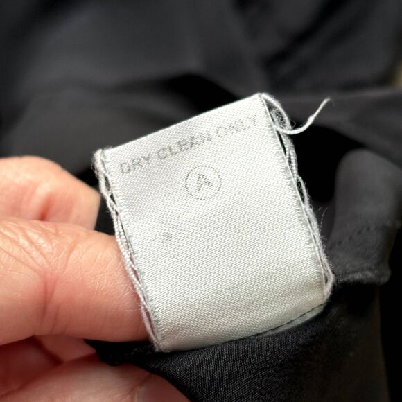 Twelfth Cynthia Vincent Silk Babydoll Tank Shirt Womens S Black Empire Waist Y2K - Picture 6 of 10